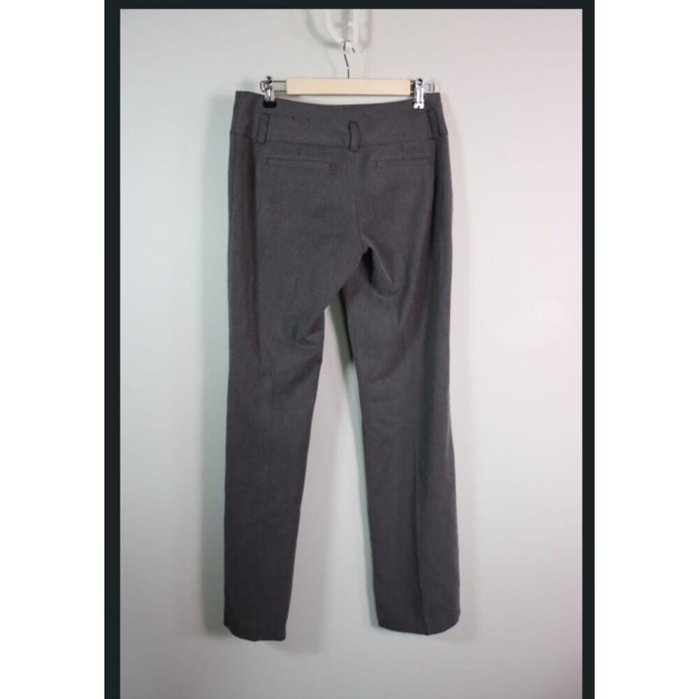 Express Editor 2L Gray Straight Leg Business Dress Pants Workwear
